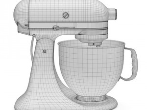 stand mixer kitchenaid artisan 3D Model