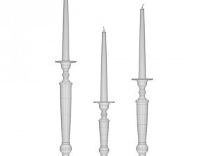 cantori lecco candleholders Modello 3D
