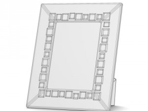 black picture frame Modello 3D