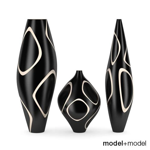 fosceramiche naum vases 3D Model .c4d .max .obj .3ds .fbx .stl .blend 