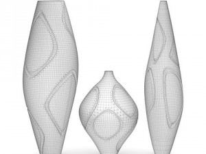 fosceramiche naum vases 3D Модель