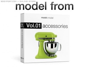 set of books 3D 模型