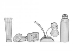acca kappa shaving set 3D Модель