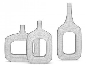 calligaris palace vases 3D Model