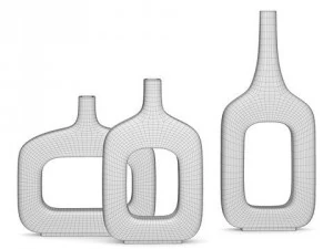 calligaris palace vases 3D Model