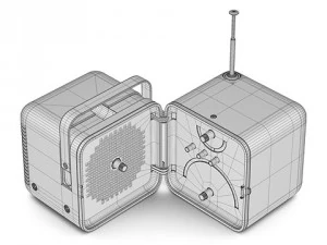 brionvega ts 502 radio 3D Model