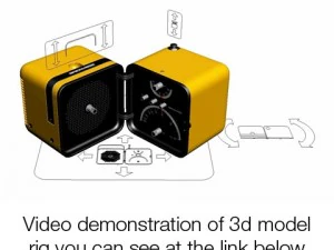 brionvega ts 502 radio 3D Model
