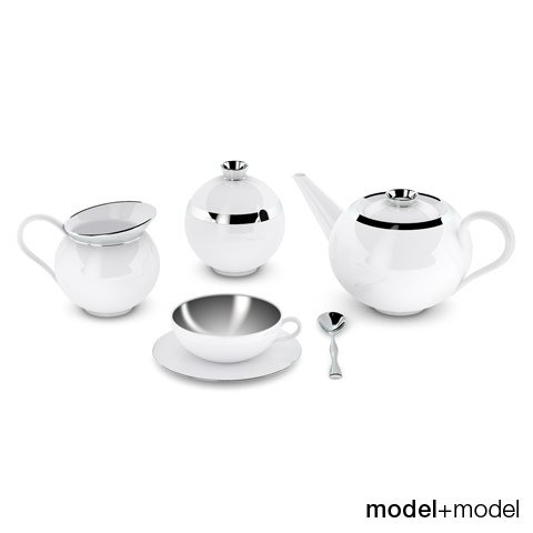 tea set sieger my china treasure Modello 3D .c4d .max .obj .3ds .fbx .stl .blend