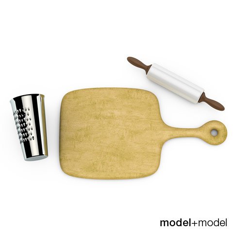 cooking set Model 3D .c4d .max .obj .3ds .fbx .stl .blend 