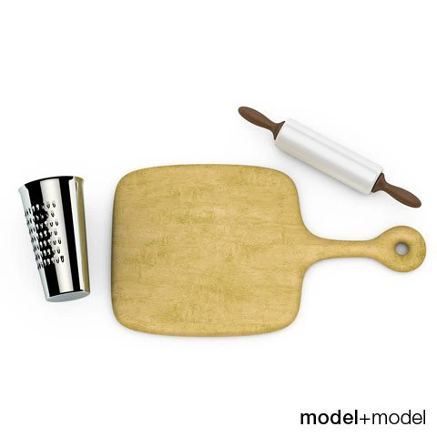 cooking set 3D Model .c4d .max .obj .3ds .fbx .stl .blend 