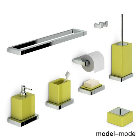 bath accessories newform xsense 3D Model .c4d .max .obj .3ds .fbx .stl .blend 