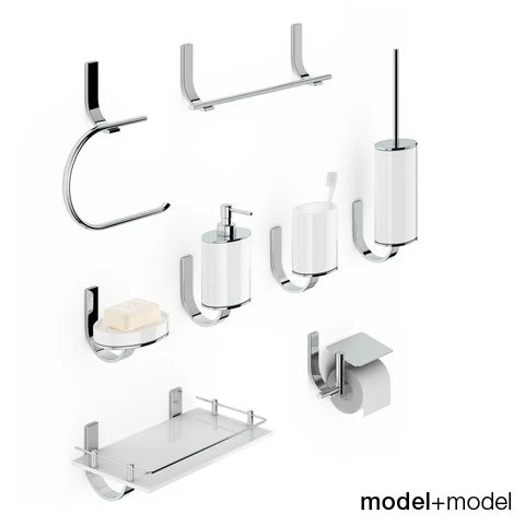 bath accessories newform base 3D Model .c4d .max .obj .3ds .fbx .stl .blend 