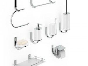 bath accessories newform base 3D 模型