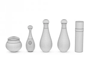 dior j adore perfume set 3D Model