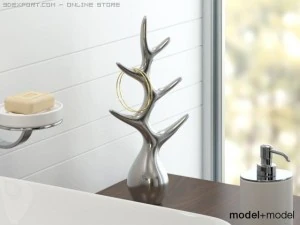 jewelry tree by menu 3D Model