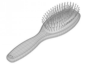 hair brush Model 3D