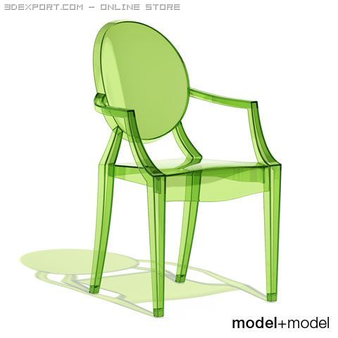 Kartell louis store ghost armchair