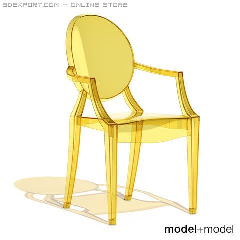 Yellow ghost chair hotsell