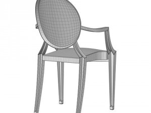 kartell louis ghost armchair 3D-Modell