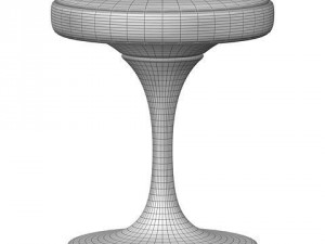 knoll tulip stool 3D Модель