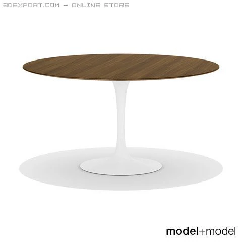 ノール サーリネン ダイニングテーブル 3Dモデル .c4d .max .obj .3ds .fbx .stl .blend 