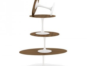 knoll saarinen dining table Model 3D