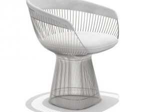 knoll platner armchair 3D Model