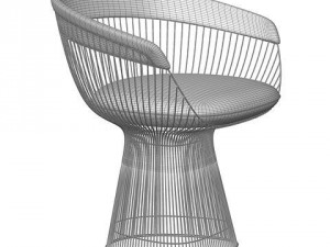 knoll platner armchair 3D Model