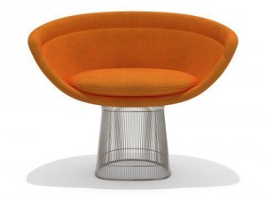 knoll platner lounge chair 3D Model