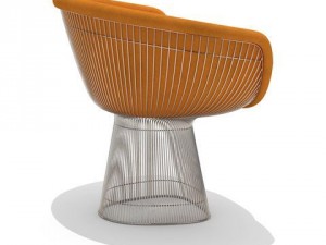 knoll platner lounge chair Modèle 3D