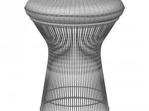knoll platner stool 3D मॉडल
