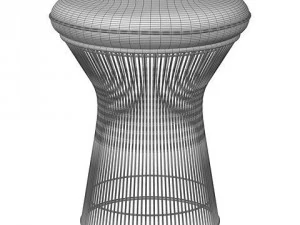 knoll platner stool 3D Model