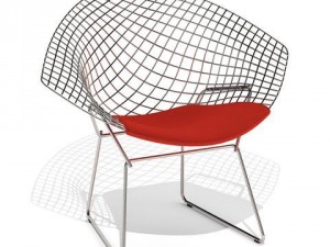 knoll bertoia diamond chair Modelo 3D