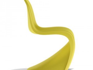 vitra panton chair Modelo 3D