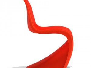 vitra panton chair Modelo 3D