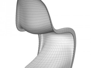 vitra panton chair Modelo 3D
