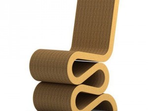 vitra wiggle side chair 3D Model