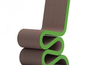 vitra wiggle side chair 3D Model