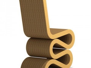 vitra wiggle side chair 3D Model