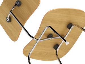 eames dcm dining chair metal Modelo 3D