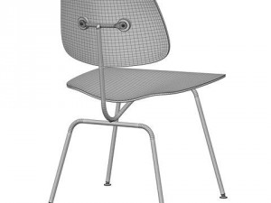 eames dcm dining chair metal Modelo 3D