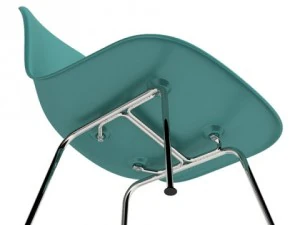 eames пластикове бокове крісло dsx 3D Модель