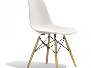 eames plastic side chair dsw 3D Model