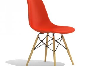 イームズ プラスチックサイドチェア dsw 3Dモデル