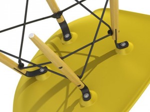 eames plastic side chair dsw Modèle 3D