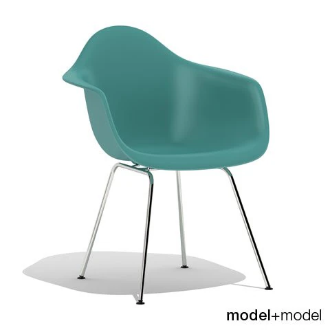 eames plastic armchair dax 3D Model .c4d .max .obj .3ds .fbx .stl .blend