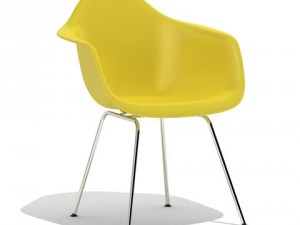 eames plastic armchair dax Model 3D