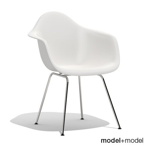 Eames plastic top armchair dax