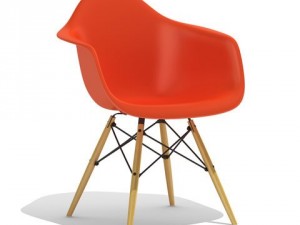 eames plastic armchair daw 3D Model