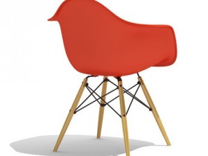eames plastic armchair daw 3D Model